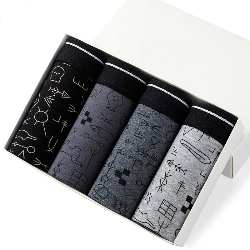 Boxer Shorts Modal - 4pcs Men's Panties Sexy Shorts Cotton