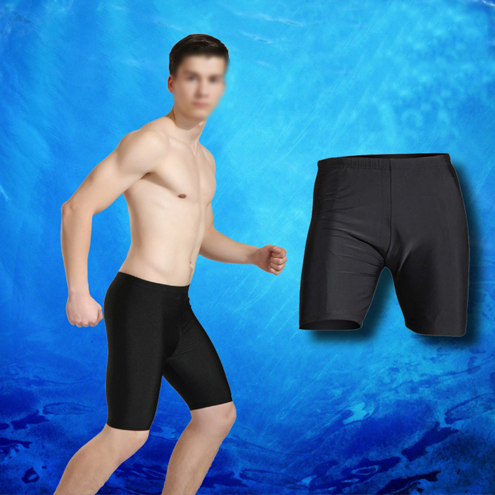 Men Black Nylon Compression Sw - Compression Shorts Athletes 评论和价格