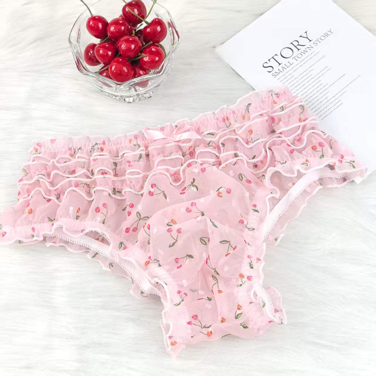 Cute Sweety Chiffon Man's Brie - Boxer Brief Pack Cotton 评论和价格