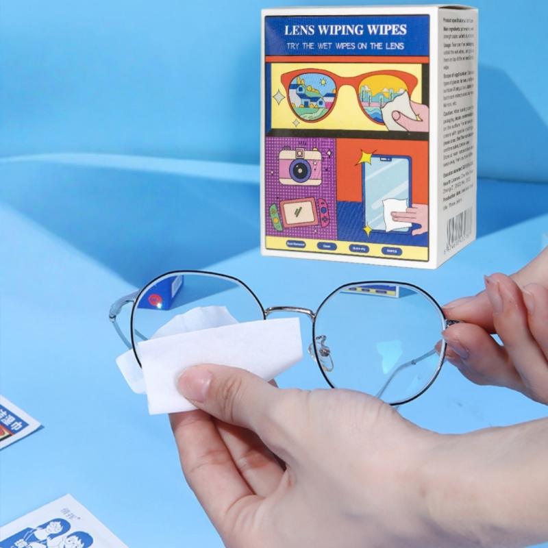 Glasses Wipes Anti-Fog Scratch - Bamboo Fiber Trunk 评论和价格