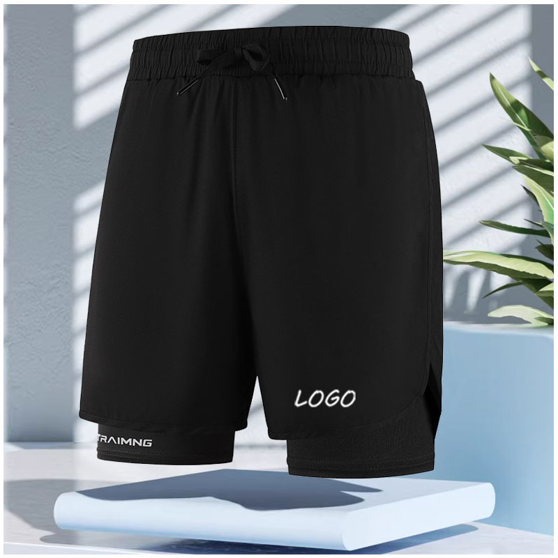 Men 2‑in‑1 Double Layer Athlet - Compression Shorts Athletes 评论和价格